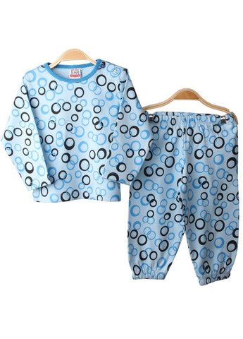 Блакитна всесезон піжама дитяча Breeze