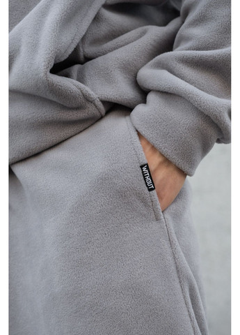 Серые кэжуал демисезонные джоггеры брюки Without