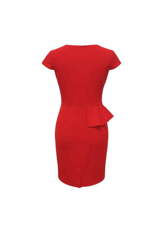 Червона повсякденний сукня червоний XTSY однотонна