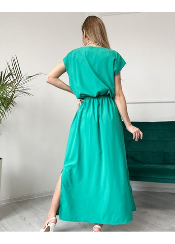 Зеленое повседневный платье 13830 m зеленый ISSA PLUS