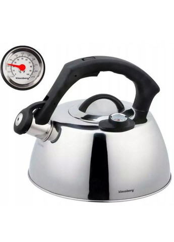 Чайник 3 літри з термометром для капінгу кави (R-300540-VS) Klausberg (303348087)