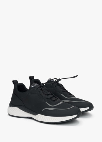 Чорні Осінні кросівки, колір чорний ES8