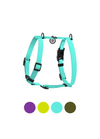 Шлей для собак Magnet анатомический Н-образный с QR-паспортом, магнитная пряжка-фастекс S тиффани (262227) WAUDOG Magnet анатомічна Н-подібна з QR-паспортом, магніт (366522137)