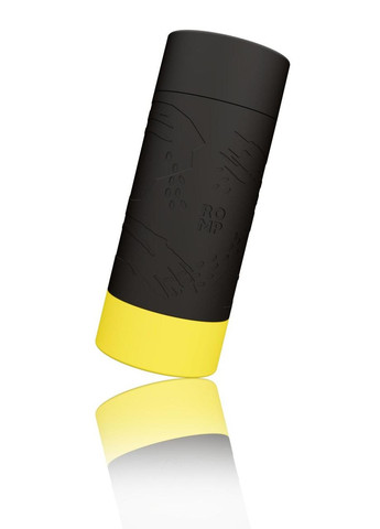 Мастурбатор з ефектом вакууму Romp Black, багата текстура, багаторазовий Dash (303904350)