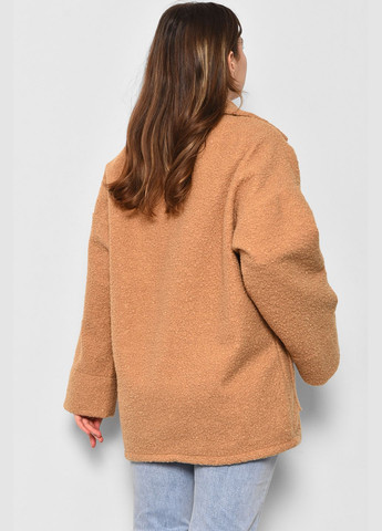 Гірчичне демісезонне Пальто жіноче напівбатальне вкорочене гірчичного кольору Let's Shop