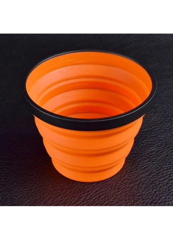 Кружка складна силіконова велика X-Mug 480мл, помаранчева, можна гріти у мікрохвильовці Sea To Summit (394951467)