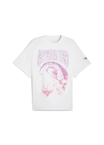 Белая футболка lamelo world tour-nament tee i men Puma