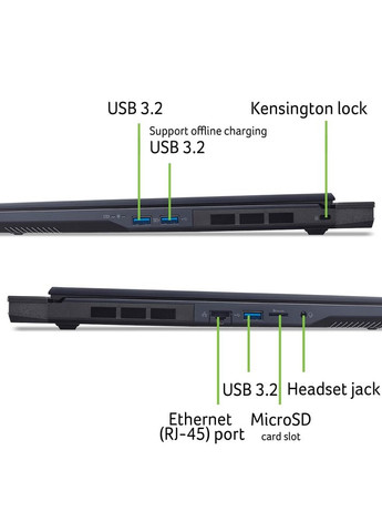 Ноутбук NH.QX5EU.006 Predator Helios Neo 16 PHN16-73 16" WQXGA, Intel U9-275HX, 64GB, F2TB, NVD5070-8, Lin, Acer (372459572)