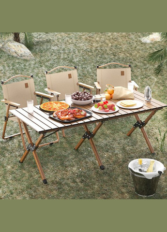 Cтол раскладной для кемпинга + чехол 117х60 Woody L WCG (346533496)