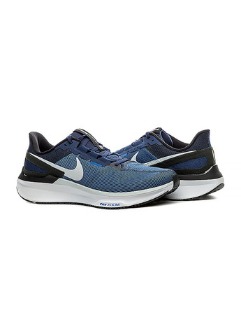 Синие демисезонные мужские кроссовки air zoom structure 25 синий Nike