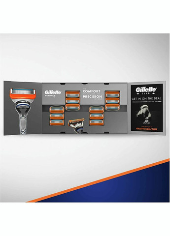 Сменные картриджи для бритья Fusion5 (16 шт) Gillette (278773552)