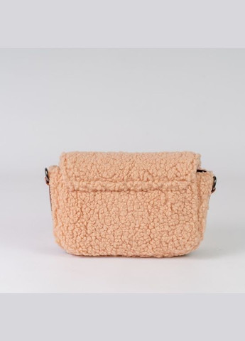 Сумка женска меховая кросс-боди черного цвета на зиму XENIA искусственный мех и экокожа JUGO №36-23 (289869536)