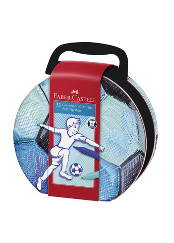Фломастеры 33 цв. FABER CASTELL Connector Футбол Faber-Castell (284723128)
