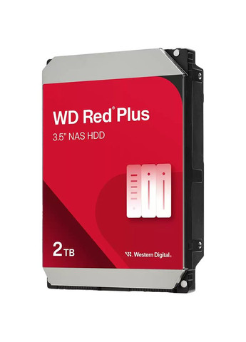 Жесткий диск 2.0TB SATA Red Plus 5400rpm 256MB (WD20EFPX) WD (323119543)