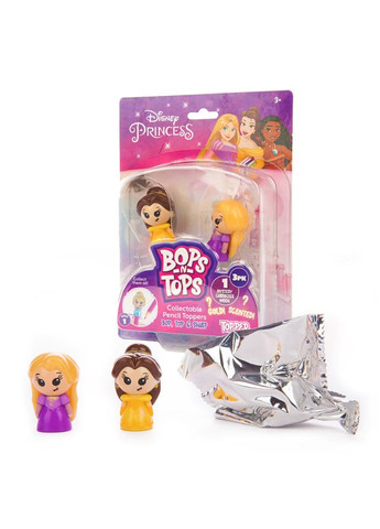 Набір колекційних фігурок-топерів Принцеси Дісней DSP20-3980-KV-FO серії "Bop n Tops" 3 фігурки Sambro (300388179)