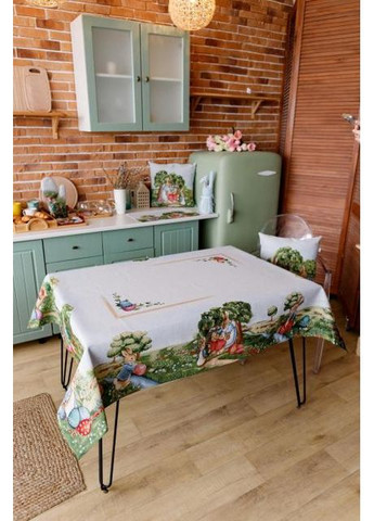 Гобеленова скатертина Лужайка 135х180 см Різнокольоровий (8234) Прованс (361785120)