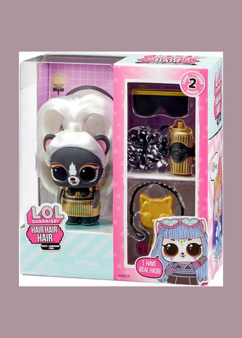 Игровой набор Lol SurpriseТростной блистер hair hair hair pets лол питомец скунс Стильные прически Solo Skunk 584469 L.O.L. Surprise! (323480704)