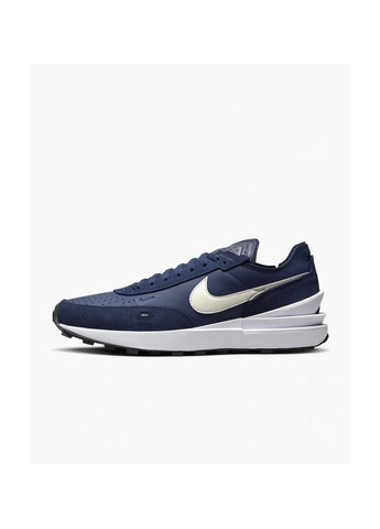 Синій кросівки чоловічі waffle one leather blue dx9428-400 Nike