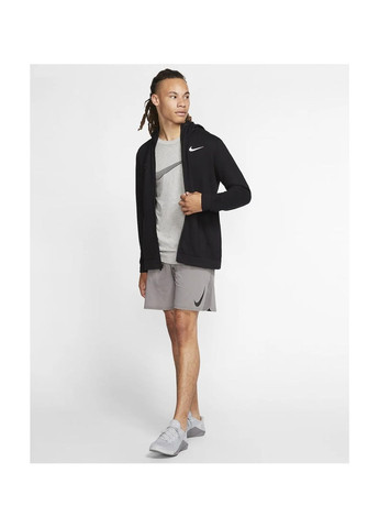 Чорна зимня бомбер чоловічий m dry hoodie fz fleece (cj4317-010) Nike