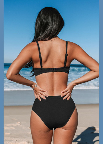 Черный летний купальник CUPSHE