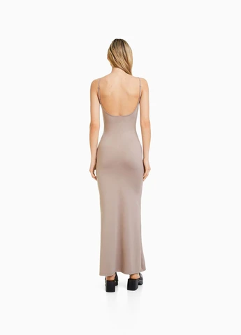 Бежева сукня Bershka