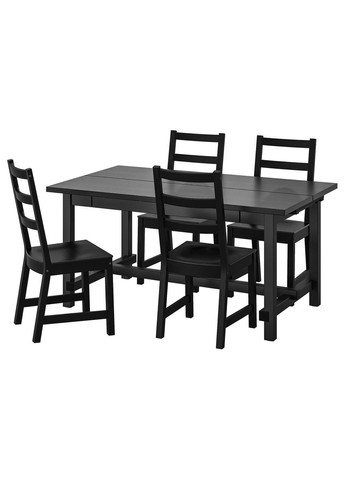 Стіл і 4 стільці ІКЕА NORDVIKEN / NORDVIKEN 152/223х95 см (s59305155) IKEA (278408497)