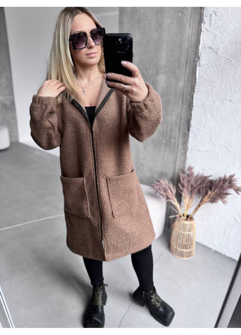 Бежевый демисезонный кардиган No Brand