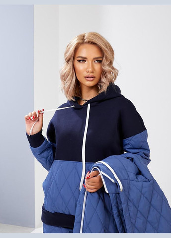 Жіночий костюм ТРІЙКА Голубий No Brand (370218063)