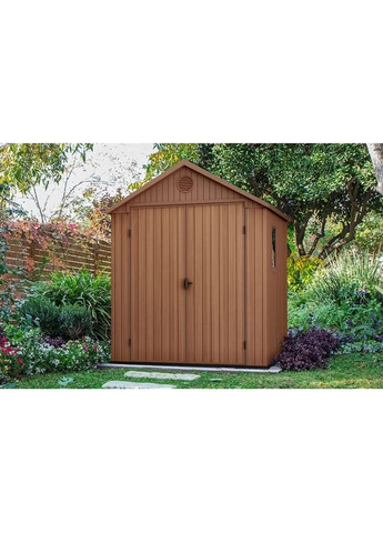 Садовый домик Darwin 6x8 190х244 см коричневый 249362 Keter (318434991)
