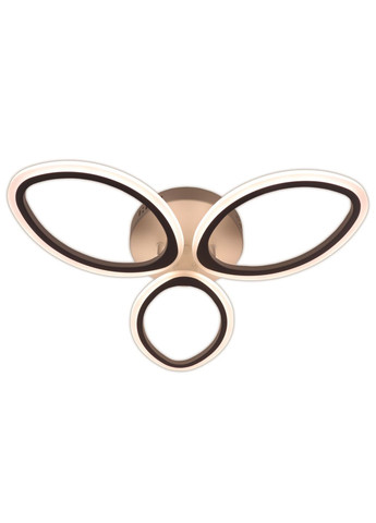 Люстра светодиодная потолочная LED светильник для квартиры на потолок лэд с пультом 25615 Белый 9х53х53 см. Sunnysky (364755447)