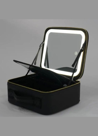 Дорожня косметичка з LED дзеркалом (26х23х11см) / Органайзер валіза для косметики No Brand (344465652)