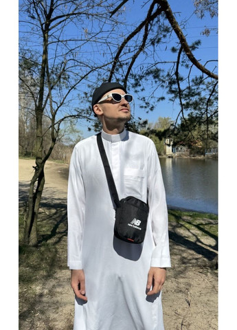 Чорна сумка чоловіча через плече - мінімалізм і зручність No Brand (365762075)