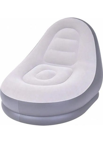 Надувной диван с пуфом Air Sofa / Надувное кресло велюровое с пуфом Digital (370617173)