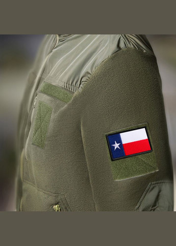 Набір шевронів 2 шт з липучкою прапора штат США Техас 5х8 см вишитий патч нашивка Америка IDEIA (300229073)