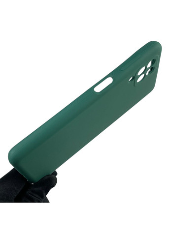 Чехол для Galaxy M32 4G (SM-M325F) силиконовый с микрофиброй нескользящий на самсунг м32 4г зеленый Samsung (366387409)