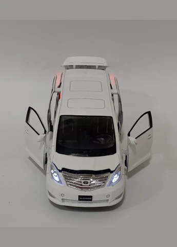 Машина AS2719, Toyota Alphard, металл, 17см (6903317282272) Белый Автосвіт (306431081)
