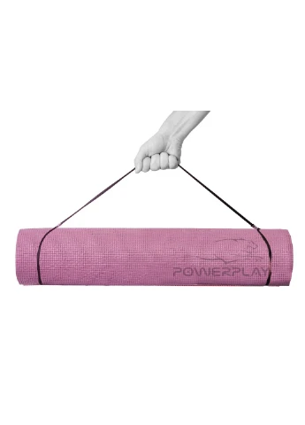 Коврик для йоги и фитнеса 4010 PVC Yoga Mat (173x61x0.6) PowerPlay (362914774)