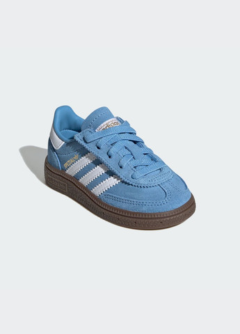 Синій всесезонні кросівки handball spezial comfort closure elastic lace kids adidas