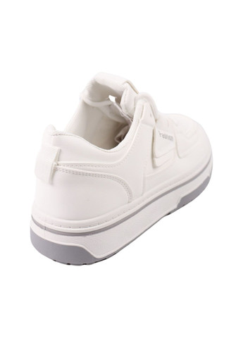 Белые кроссовки женские белые Fashion 121-24DTS