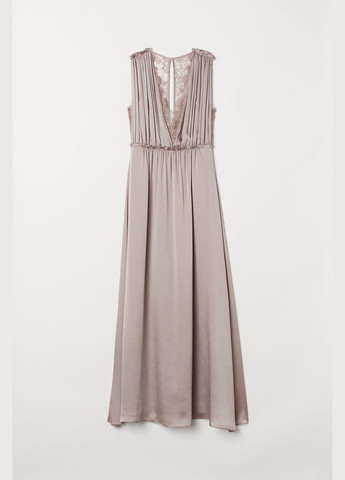 Темно-бежевое вечернее платье,темно-бежевый, H&M