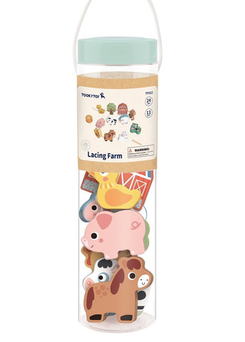 Шнурівка “Ферма” Tooky toy (371796726)
