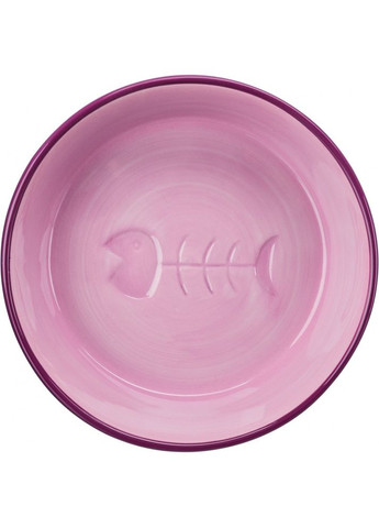 Миска для котів з рибкою керамічна 200 мл d-13 см Trixie (355255828)