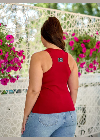 Повсякденна бордова майка-борцівка із приємної до тіла No Brand — 339606316