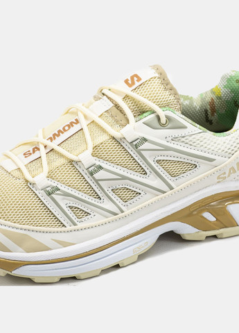 Кроссовки женские Salomon XT-6 Expanse white beige | Саломон ХТ-6 Экспанс белые бежевые No Brand белые демисезоны (315761811)