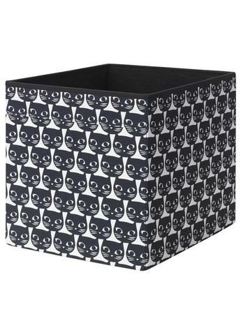 Коробка белый черный с рисунком 333833 см IKEA (272149861)