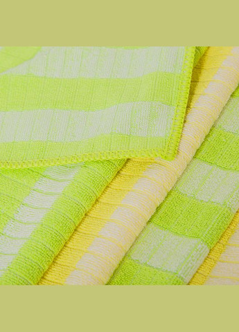 Бамбуковая салфетка универсальная желто-белая 30х30 см LoveYouHome (373293749)