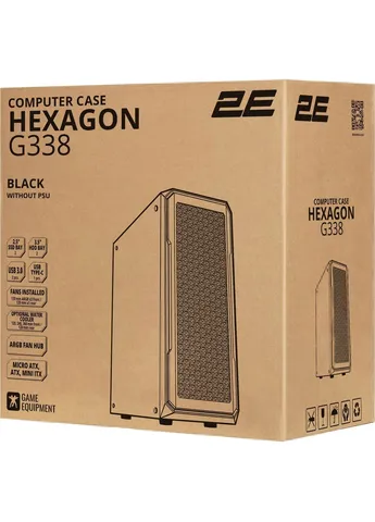 Корпус Hexagon G338 (2E-G338) [146469] 2E Gaming (400891733)