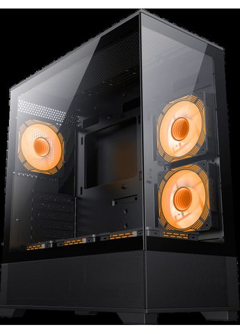 Корпус Vista A Tempered Glass без БЖ Black GameMax (360427765)