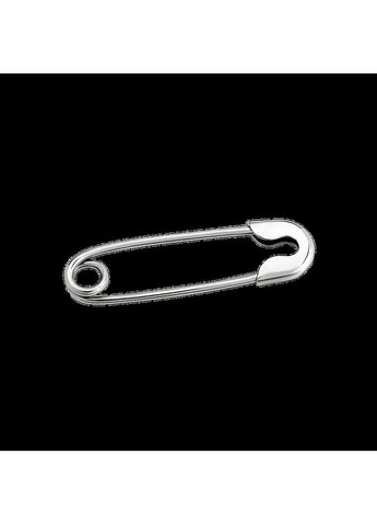 Шпилька срібна звичайна без декору маленька No Brand (333705645)