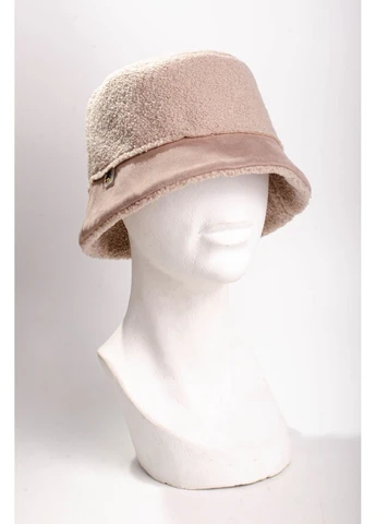 Панама двухсторонняя бежевая. Fashion (397010429)